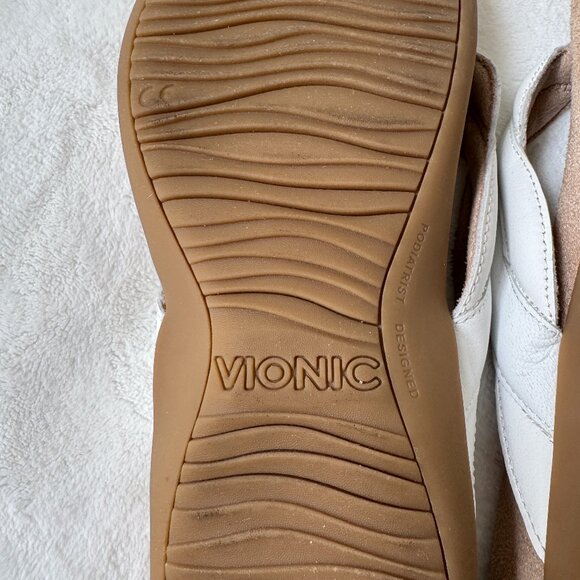 Vionic Bella Braid Sandal White Size 6 - Picture 9 of 11
